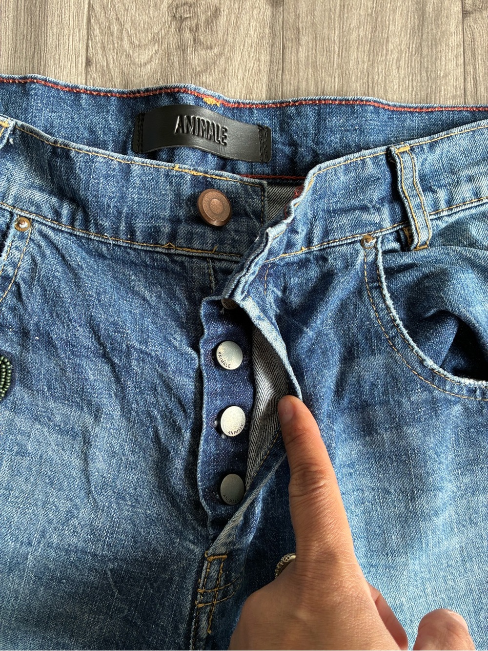 Animale Brazil Beaded
Cropped Jeans Women Size 42
Blue Designer
Denim.100%Cotton - Picture 4 of 16